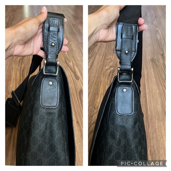 A198-  💯 % authentic Gucci messenger crossbody bag - Picture 13 of 16